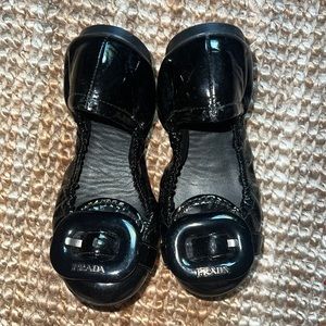 Prada Stretch Ballet Flats
